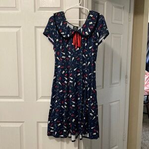 Hottopic Kiki’s delivery service dress with Peterpan collar and pockets. Size 1X